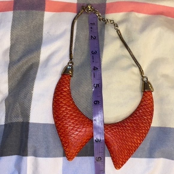 Vintage chunky bib  style statement necklace - Picture 4 of 6